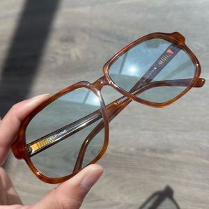 Lu Goldie Delphine Sunglasses in Maple BRAND NEW
